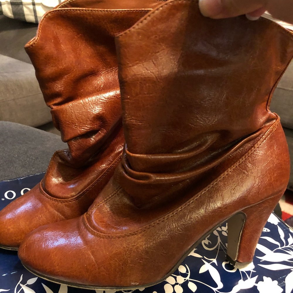 Ruched Booties